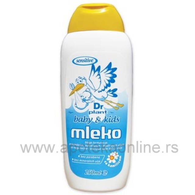 Dr PLANT BABY&KIDS MLEKO ZA BEBE 250ml - Online Apoteka Dr PLANT BABY&KIDS MLEKO ZA BEBE 250ml